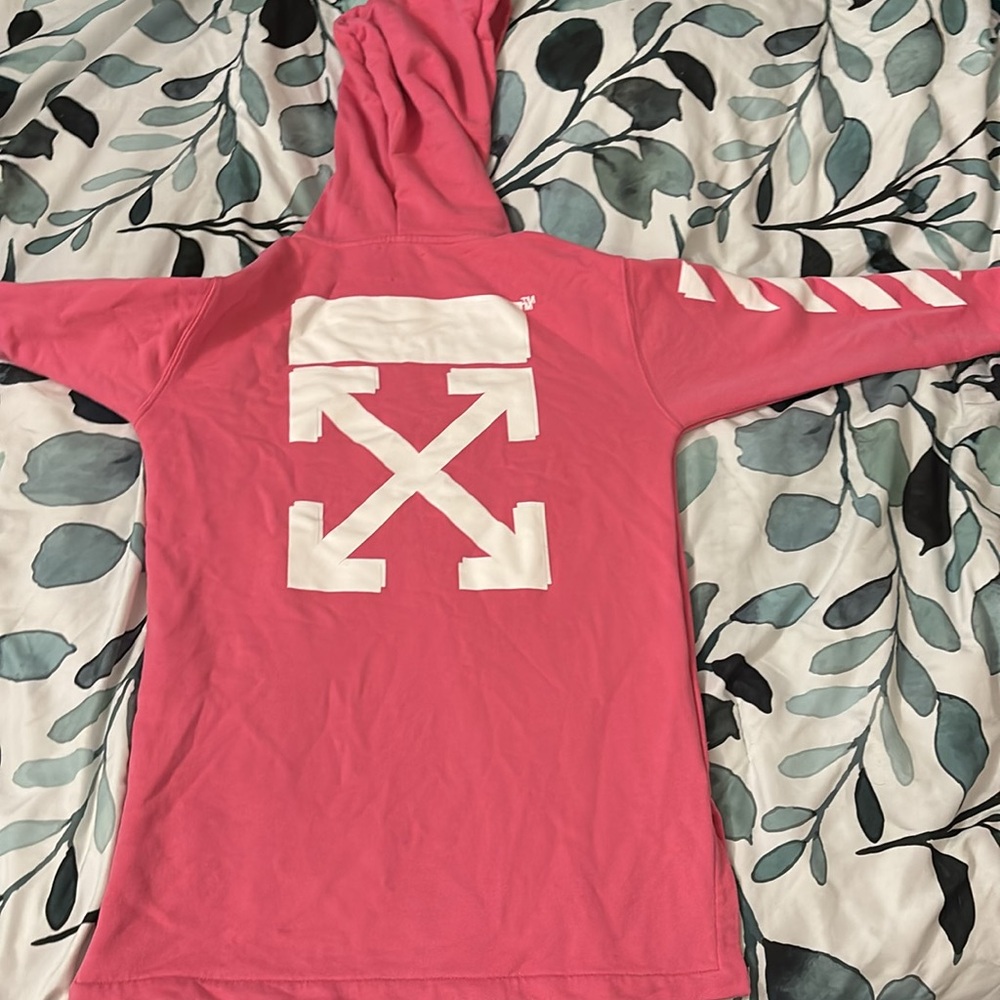 Little girls pink Offwhite sweater dress size 8